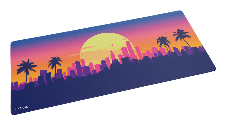 Trust GXT759M Miami – Gaming-Mauspad – 900 × 400 × 3 mm, Polyethylenterephthalat, Mehrfarbig