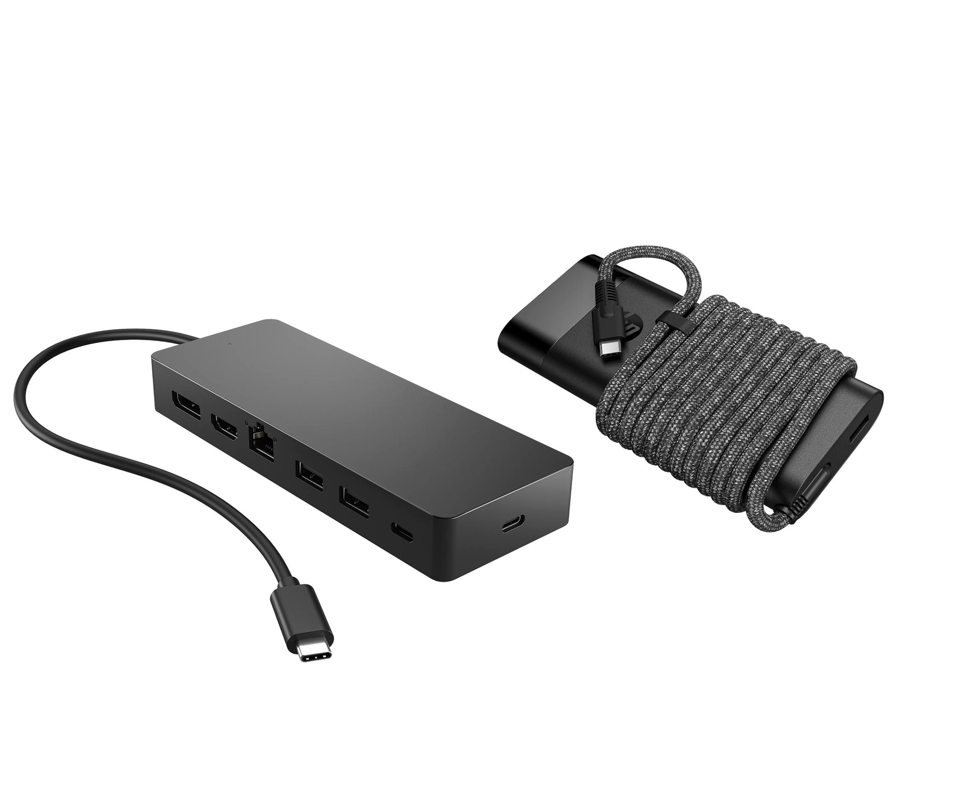 HP Multiport-Adapter – USB-C, 1× DP, 1× HDMI, 2× USB-A, 1× USB-C, 65 W PD