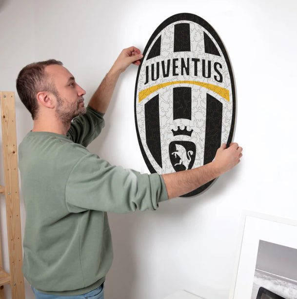 Iconic Puzzles Juventus FC - Retro Logo – Holz-Puzzle, 1 Spieler, ab 10 Jahren, mehrsprachig