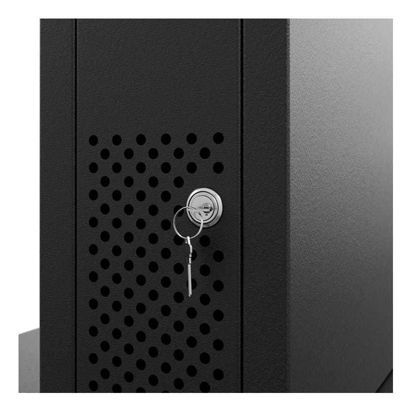 Hagor Digital-Signage-Stand für 55" Displays – abschliessbar, Belüftung – RAL 7016 – HP Kiosk 55" FS