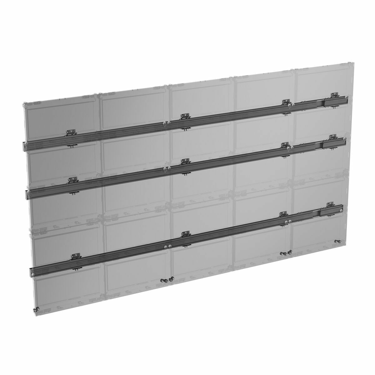 Vogel's LSCB Serie INT 8232 – Wandschnittstelle – für LG LSCB Serie 5×5, Schwarz
