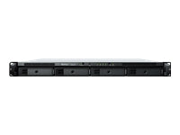 Synology RS822RP+ – 4-Bay Rack 1U NAS – AMD Ryzen V1500B, 2 GB RAM, 1GbE, DSM, redundantes Netzteil