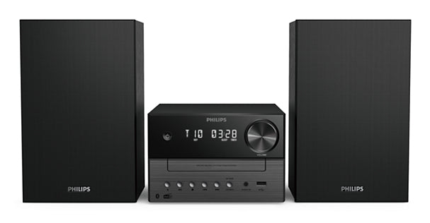Philips TAM3505M2/12 – Mikro-HiFi-System – 20 W, DAB+, CD, Bluetooth – Schwarz