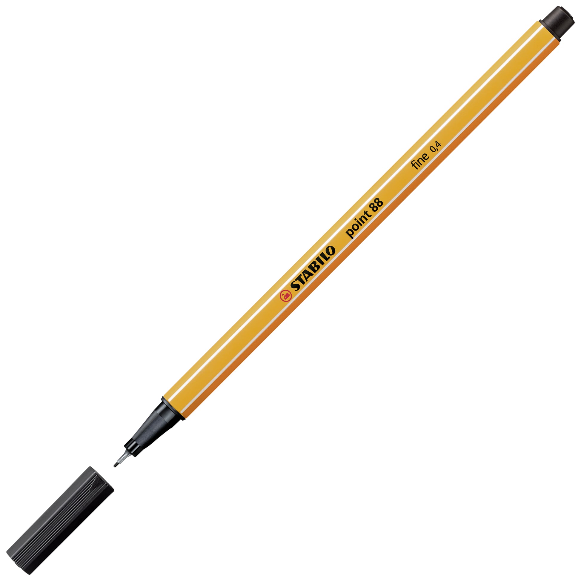 STABILO Fineliner – 10er-Set 0,4 mm – 10 Farben, sortiert