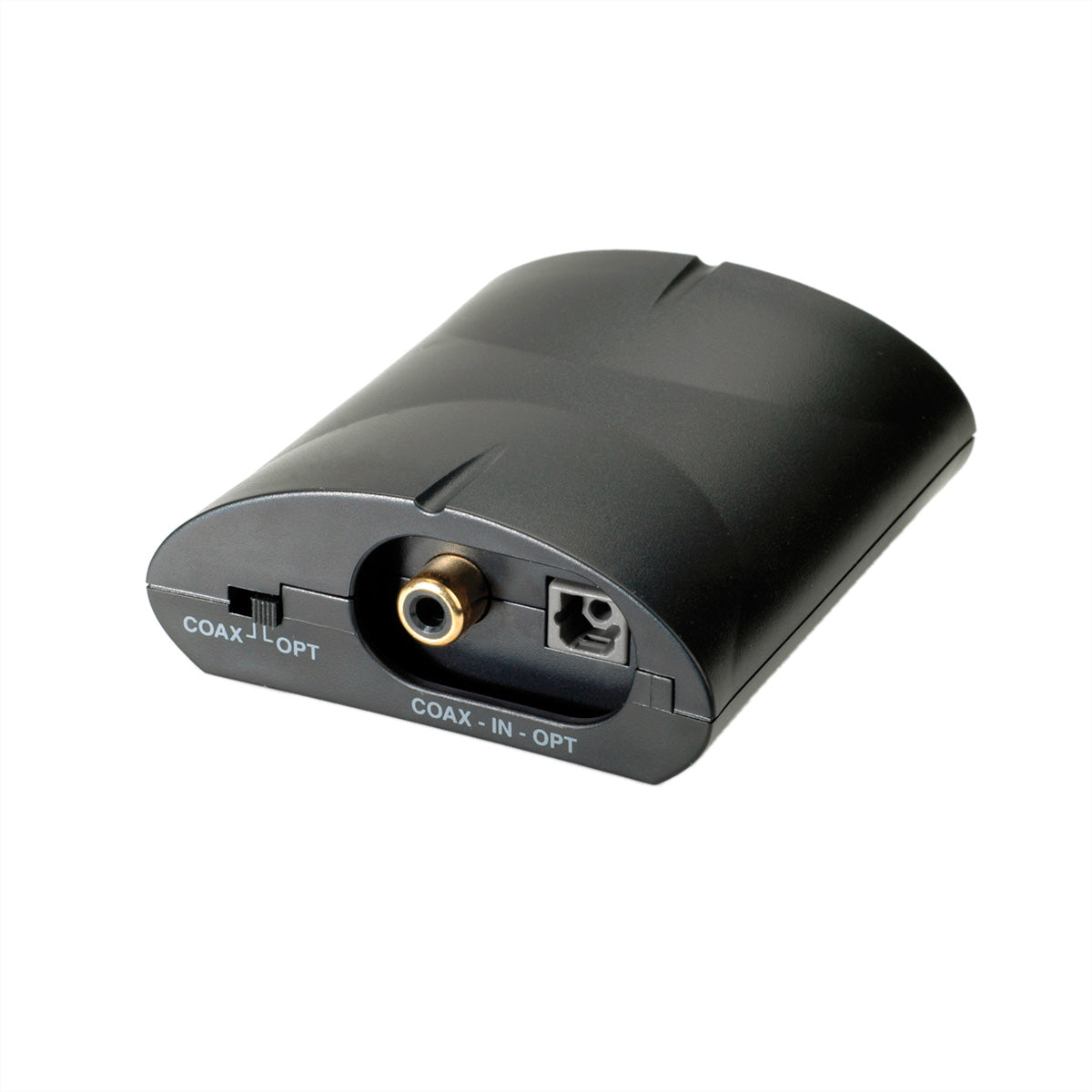 ROLINE Digitaler Audiokonverter – Toslink zu Cinch (RCA) – 24 bit, 192 kHz – extern – Schwarz