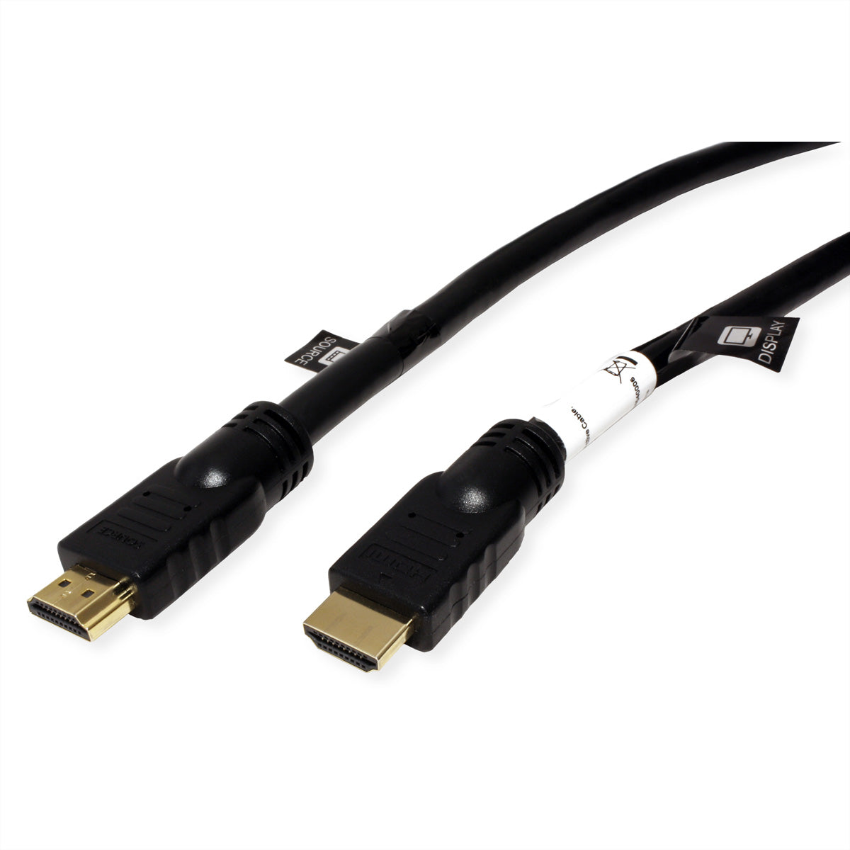 ROLINE HDMI Kabel HDMI 2.0 – 4K 60 Hz – 20 m – aktiv, HDR