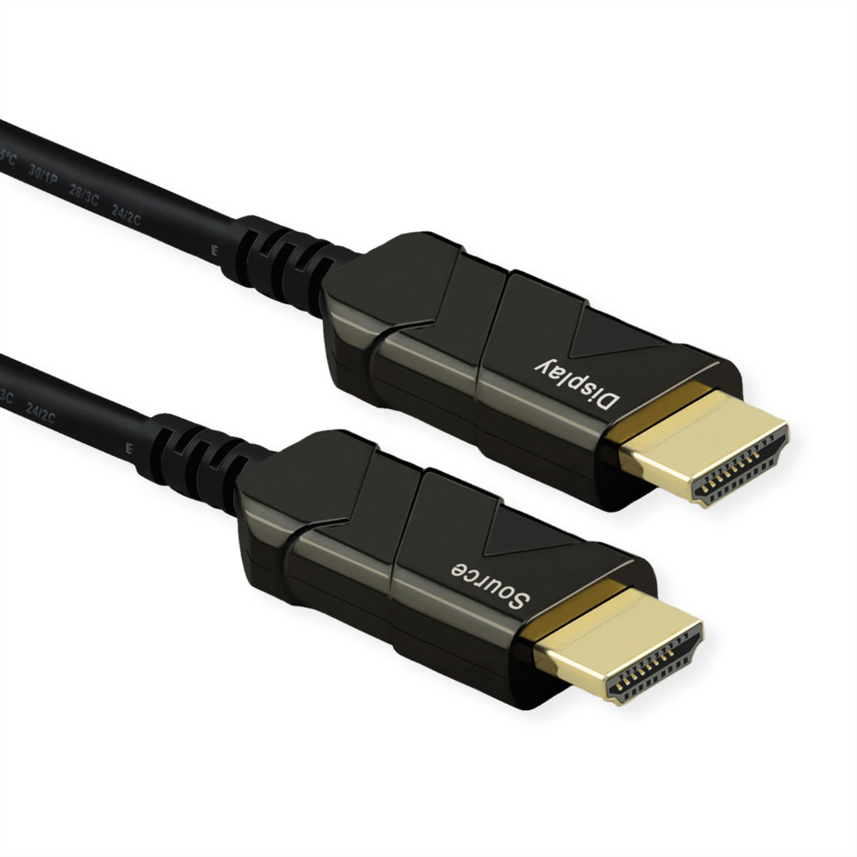 ROLINE HDMI Kabel HDMI 2.1 8K 60 Hz – 10 m – AOC, Ethernet