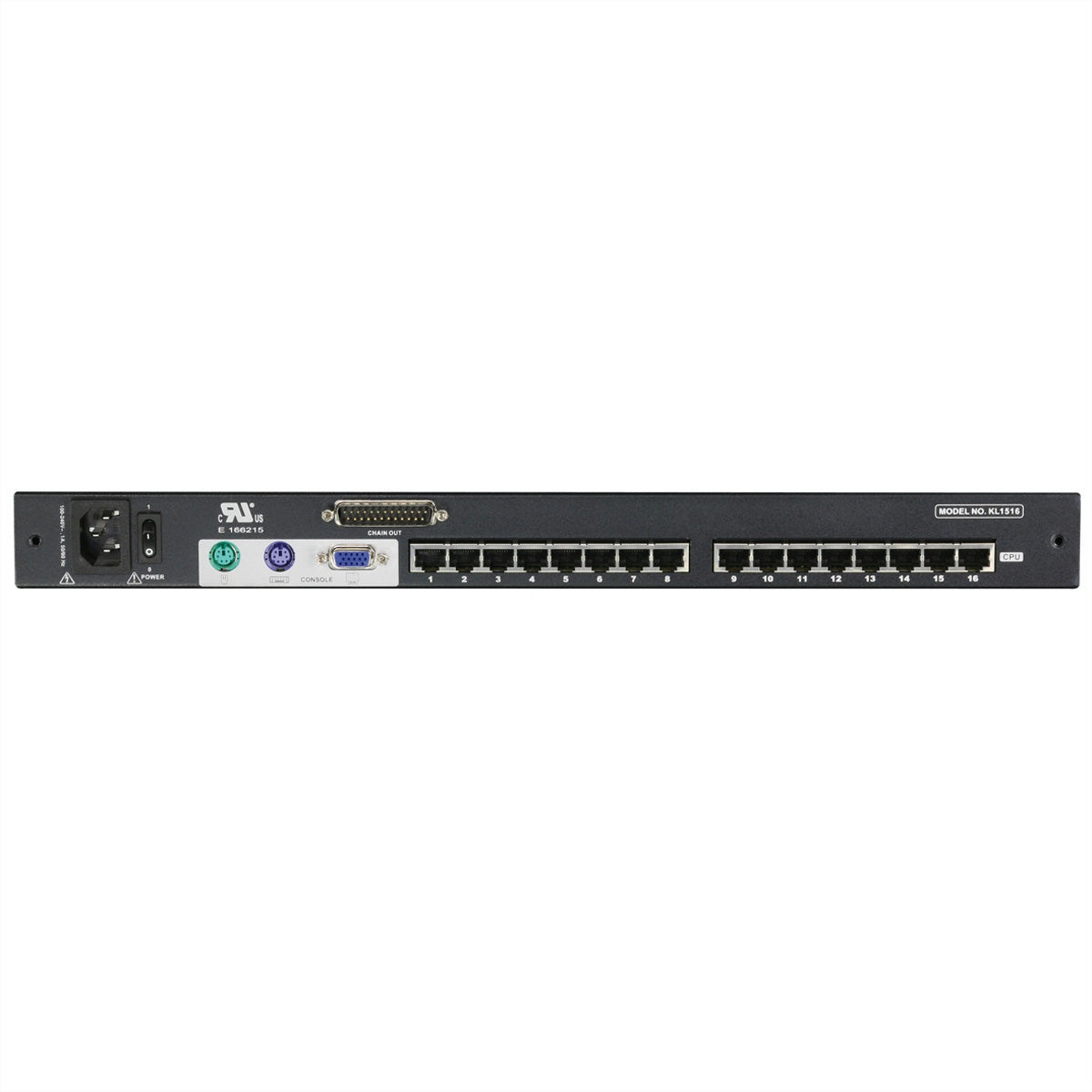 ATEN KL1516AM KVM-Switch – VGA/USB/PS/2, 3× USB-A, für Windows/Mac/Linux