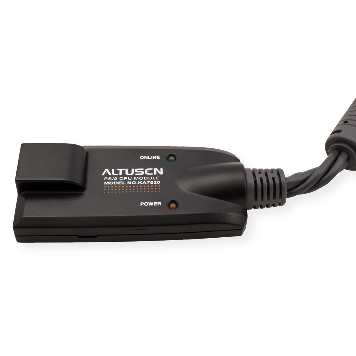 ATEN KA7520 PS/2 zu VGA KVM-Adapter – 1920 × 1200, 0,25 m – für PS/2-PCs – Schwarz