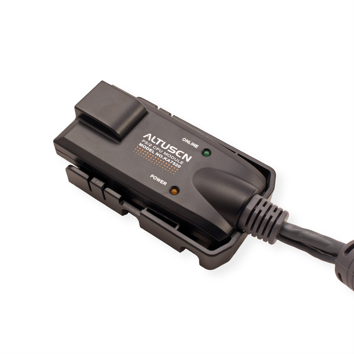 ATEN KA7520 PS/2 zu VGA KVM-Adapter – 1920 × 1200, 0,25 m – für PS/2-PCs – Schwarz