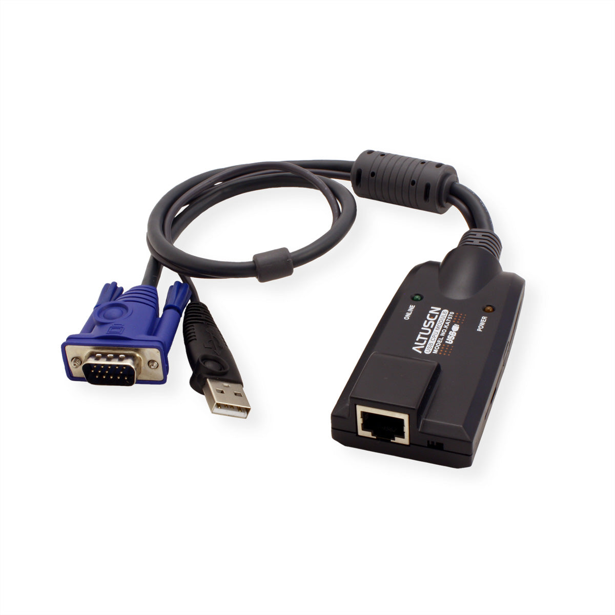 ATEN KA7570 KVM-Adapter – VGA/USB zu KVM-Switch, 1600 × 1200, 0,2 m – für PC (VGA, USB)