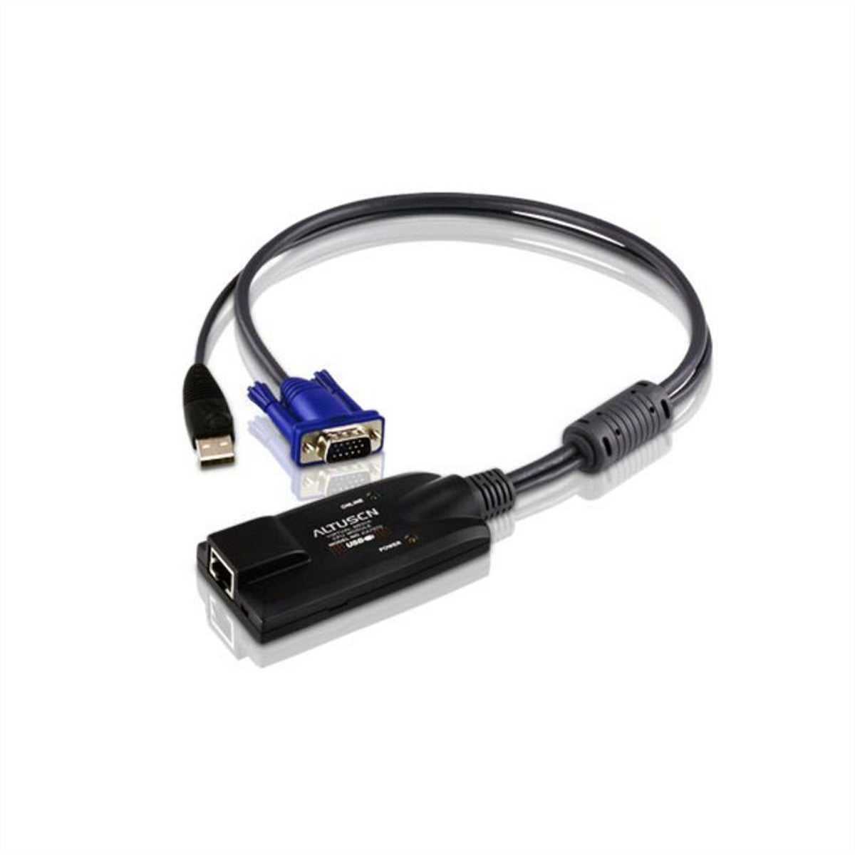 ATEN KA7570 KVM-Adapter – VGA/USB zu KVM-Switch, 1600 × 1200, 0,2 m – für PC (VGA, USB)