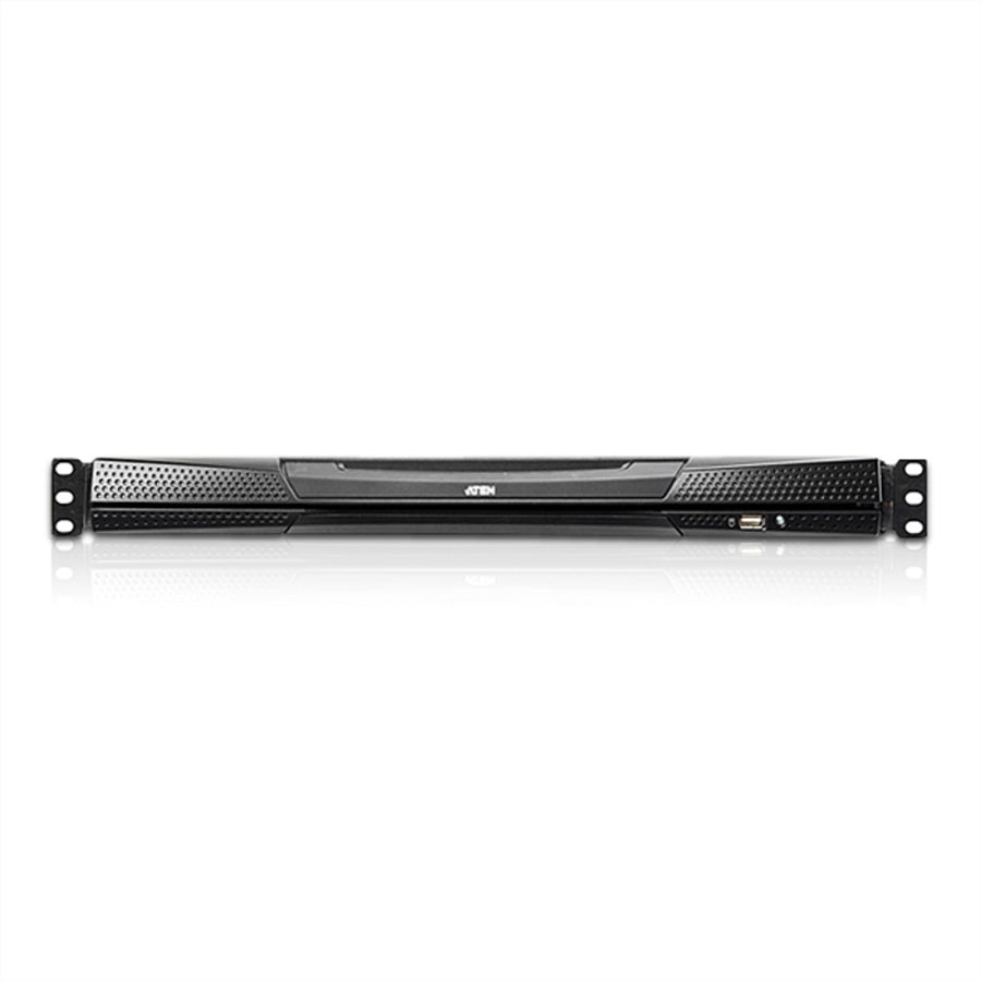 ATEN KL1516Ai – 16-Port Cat 5e/6 KVM-over-IP Switch, VGA – 1920 × 1200/60 Hz, 19" LCD-Konsole, 1U-Rack