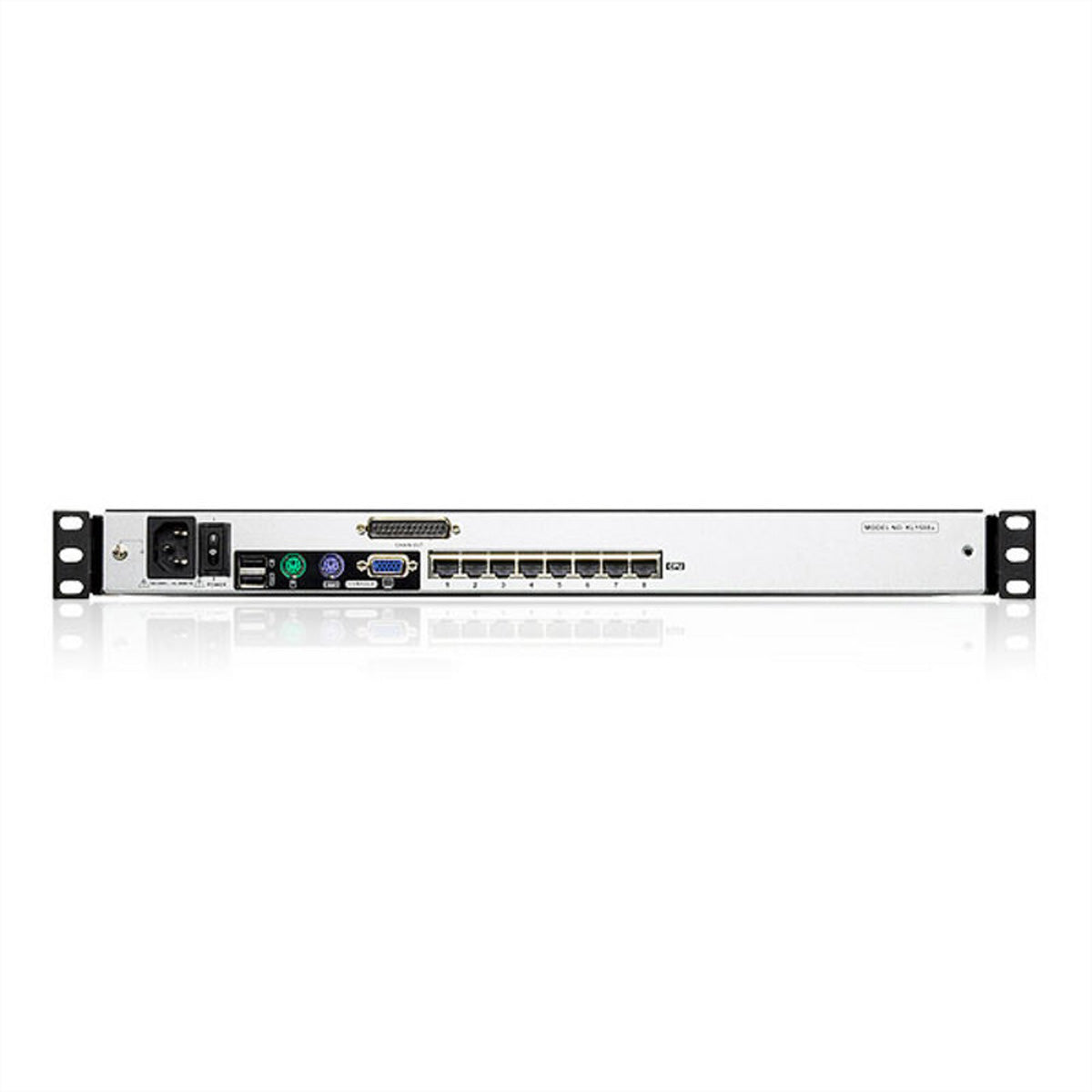 ATEN KL1508A – KVM-Switch – 8-Port, VGA – 1600 × 1200 – 19" LCD-Konsole, Schwarz