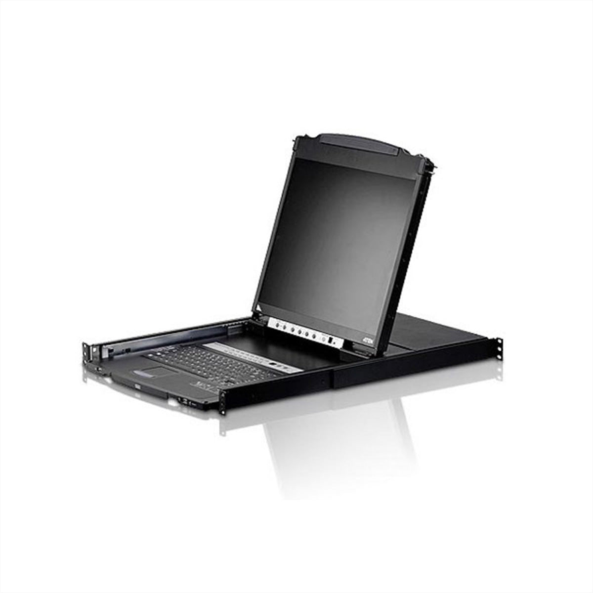ATEN CL5808N – 19" Rack-LCD-Konsole – 8-Port VGA KVM – 1280 × 1024/75 Hz, IT-Layout – Rack 1U
