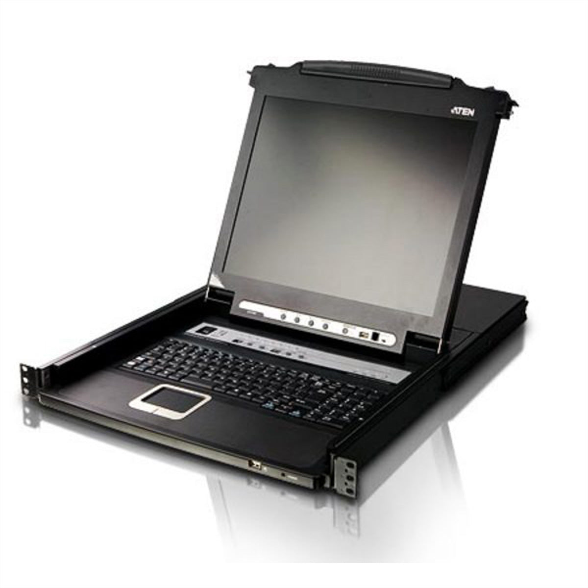 ATEN CL5716N – 17" Rack-LCD-Konsole – 16-Port VGA KVM – 1920 × 1200, US-Layout – 1U