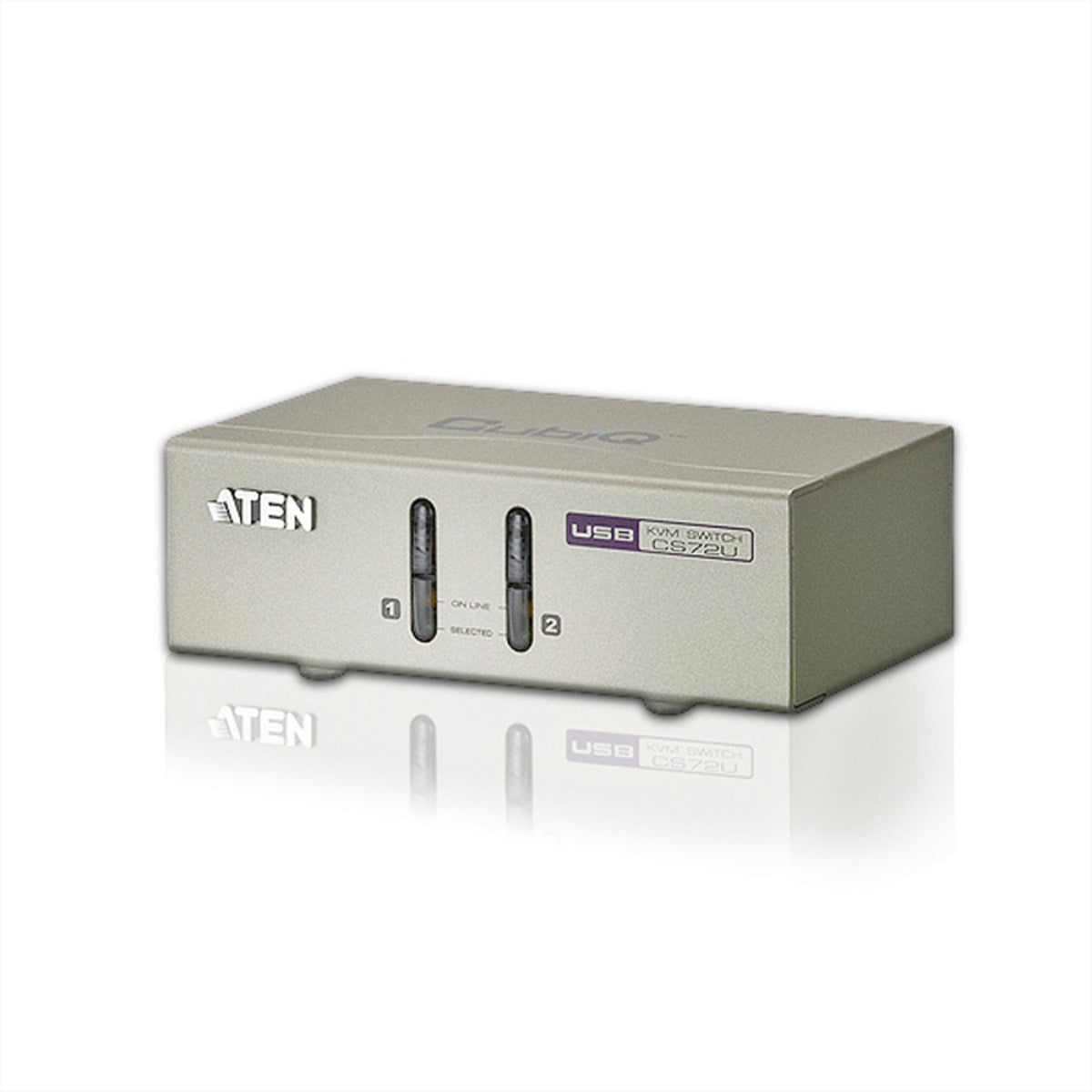ATEN CS72U – KVM-Switch – 2-Port, VGA – 2048 × 1536 @ 60 Hz, Audio