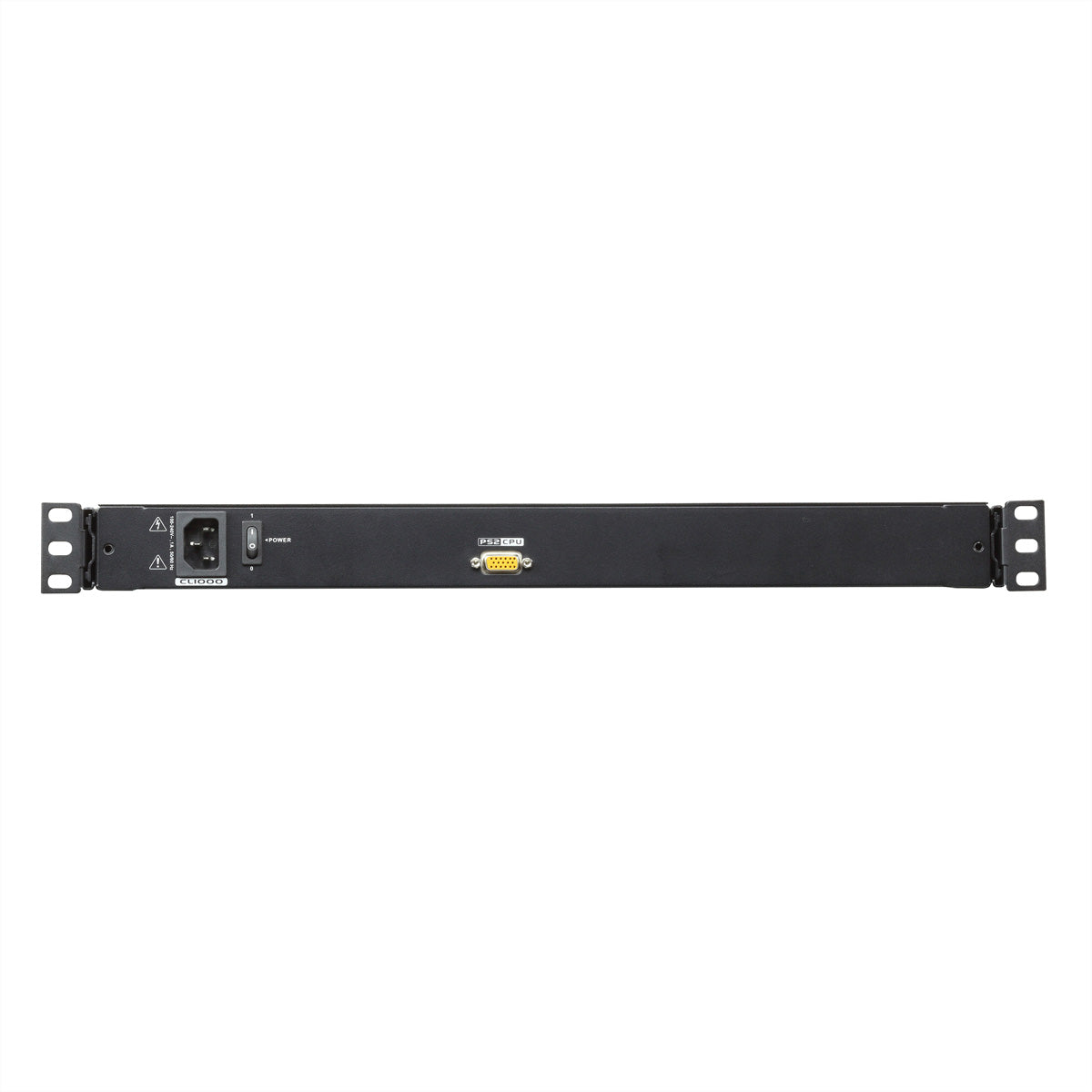 ATEN CL1000M – KVM-Konsole (1U) – 17", 1920 × 1200 @ 60 Hz, VGA, PS/2 & USB, Schwarz