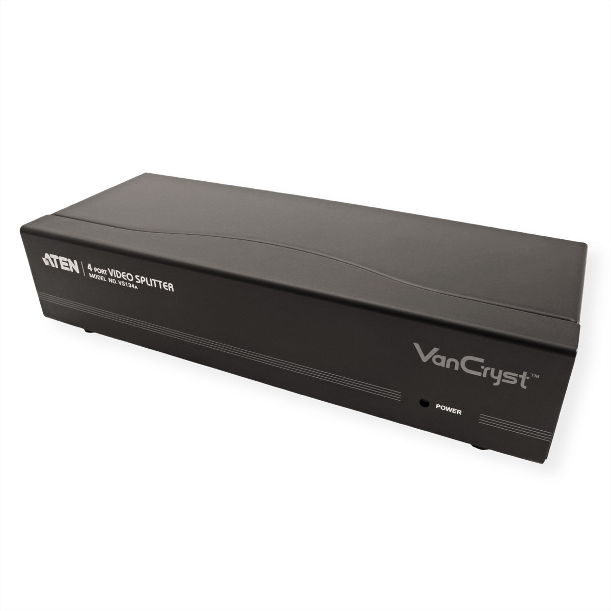 ATEN VS134A – VGA-Video-Splitter, 1× VGA Eingang / 4× VGA Ausgänge, 2048 × 1536 @ 60 Hz, 65 m, 450 MHz, kaskadierbar
