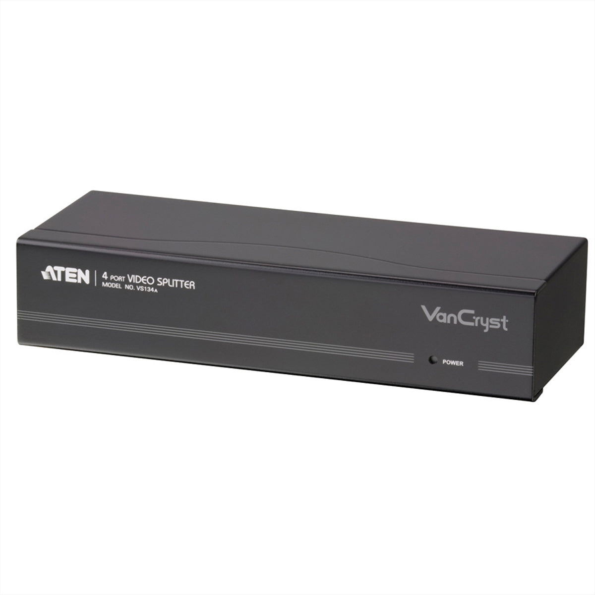 ATEN VS134A – VGA-Video-Splitter, 1× VGA Eingang / 4× VGA Ausgänge, 2048 × 1536 @ 60 Hz, 65 m, 450 MHz, kaskadierbar