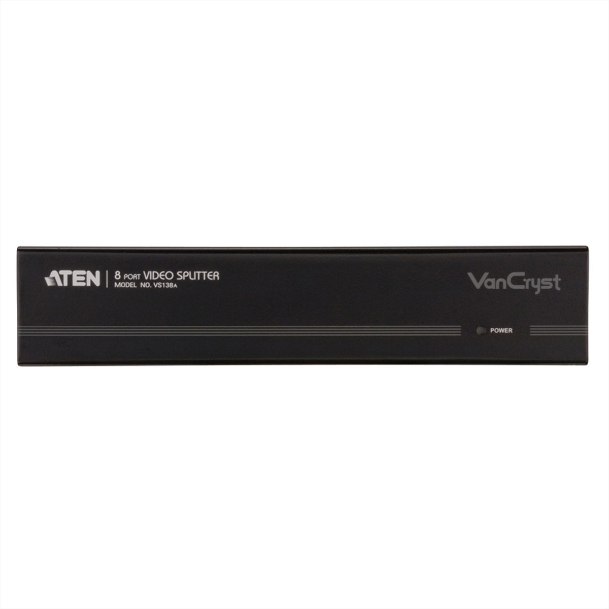 ATEN VS138A – VGA-Video-Splitter, 1× VGA Eingang / 8× VGA Ausgänge, 2048 × 1536 @ 60 Hz, 30 m, 450 MHz, für VGA-Monitore