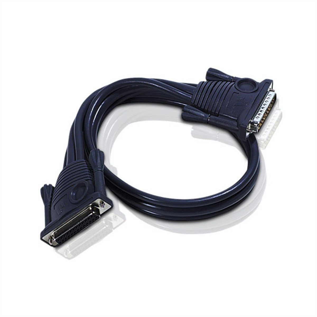 ATEN 2L-1715 KVM-Kabel DB-25 zu DB-25 – 15 m – Schwarz – für ATEN KVM-Switches (z. B. ACS1208A, CS1708A)