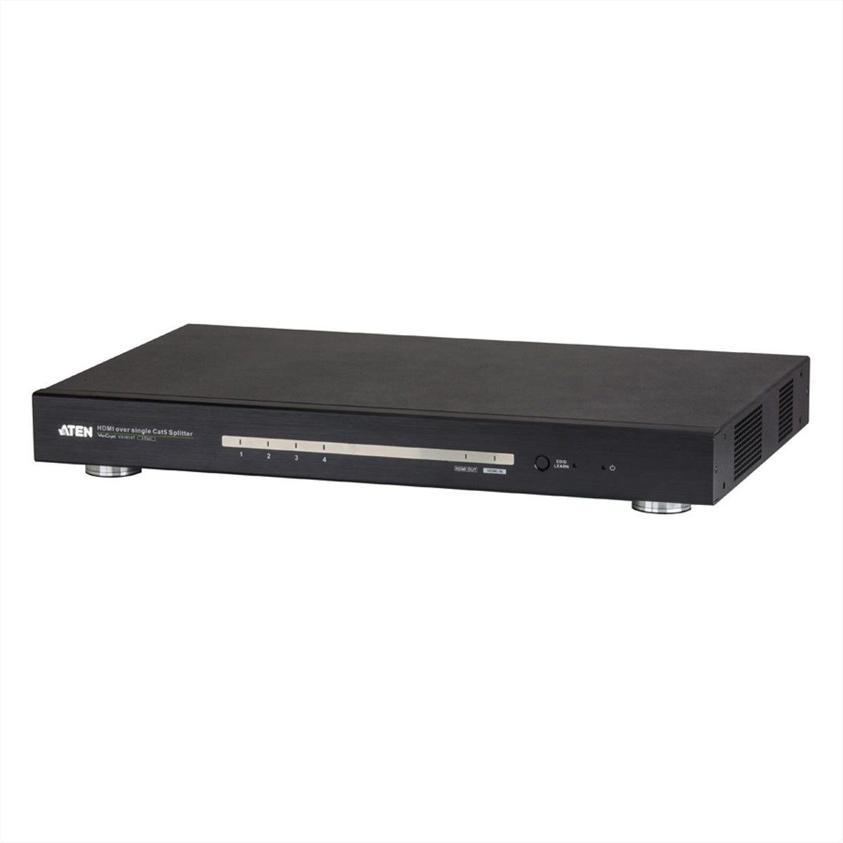 ATEN VS1814T – HDMI-Splitter über Cat5e, 1× HDMI Eingang / 4× HDMI Ausgang, 4K, 100 m, HDR, HDCP, für VE812R