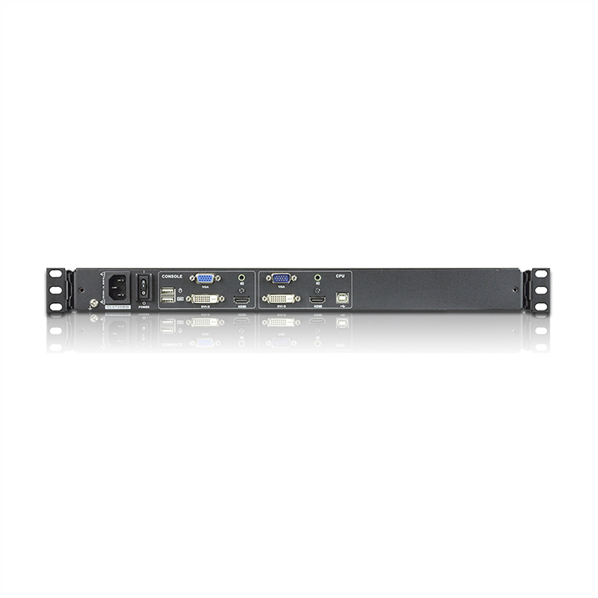 ATEN CL6700MW – KVM Konsole – 19" Rack, 1U, 17,3" Full HD (1920×1080), Schwarz