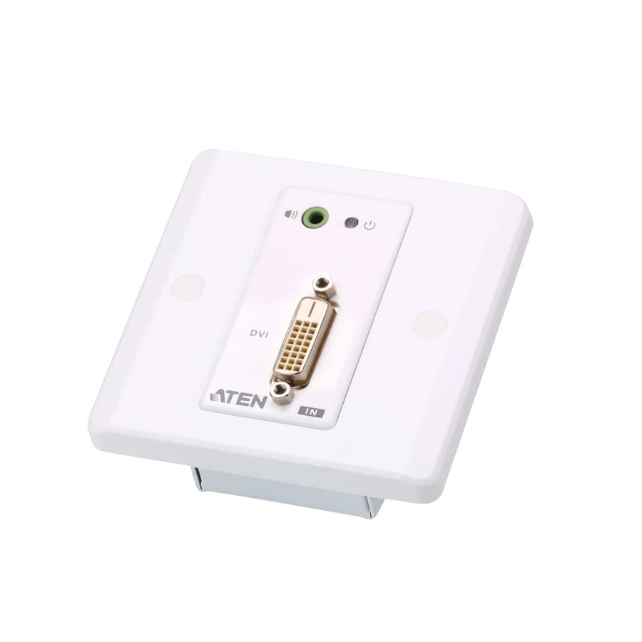 ATEN VE607 – DVI-Extender (Wandplatte), über Cat5e/6, 1080p@60 Hz, 60 m, HDCP, für MK-Dosen