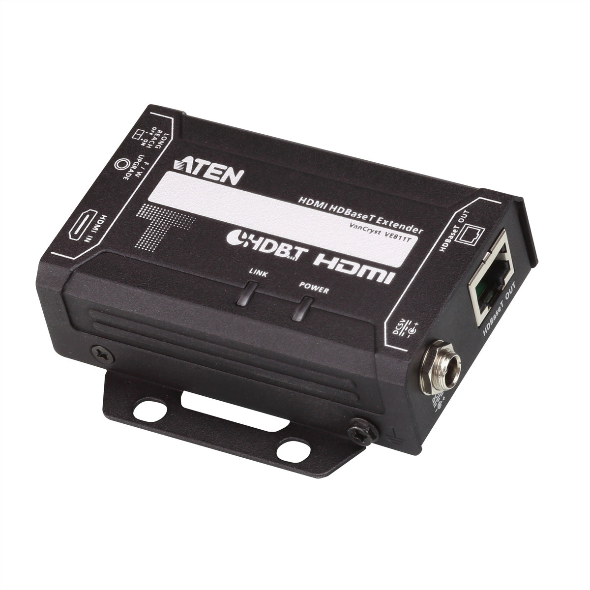 ATEN VE811T – HDMI HDBaseT Transmitter über Cat6, 1× HDMI Eingang, 4K@30 Hz, 70 m, HDCP 2.2, Schwarz