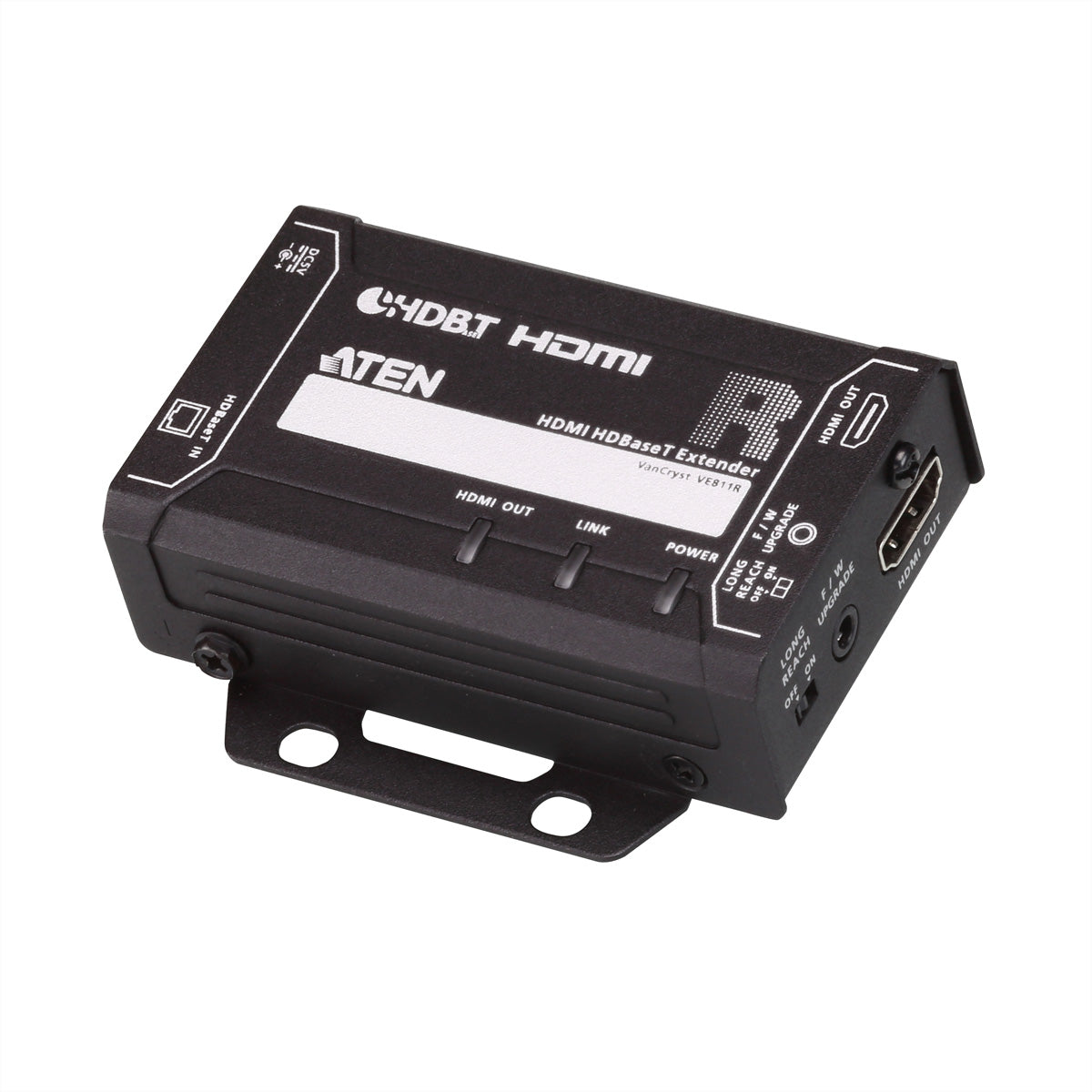 ATEN VE811R – HDMI-Empfänger (HDBaseT über Cat5e/Cat6/Cat6a), 4K@30 Hz, 70 m, HDCP 2.2