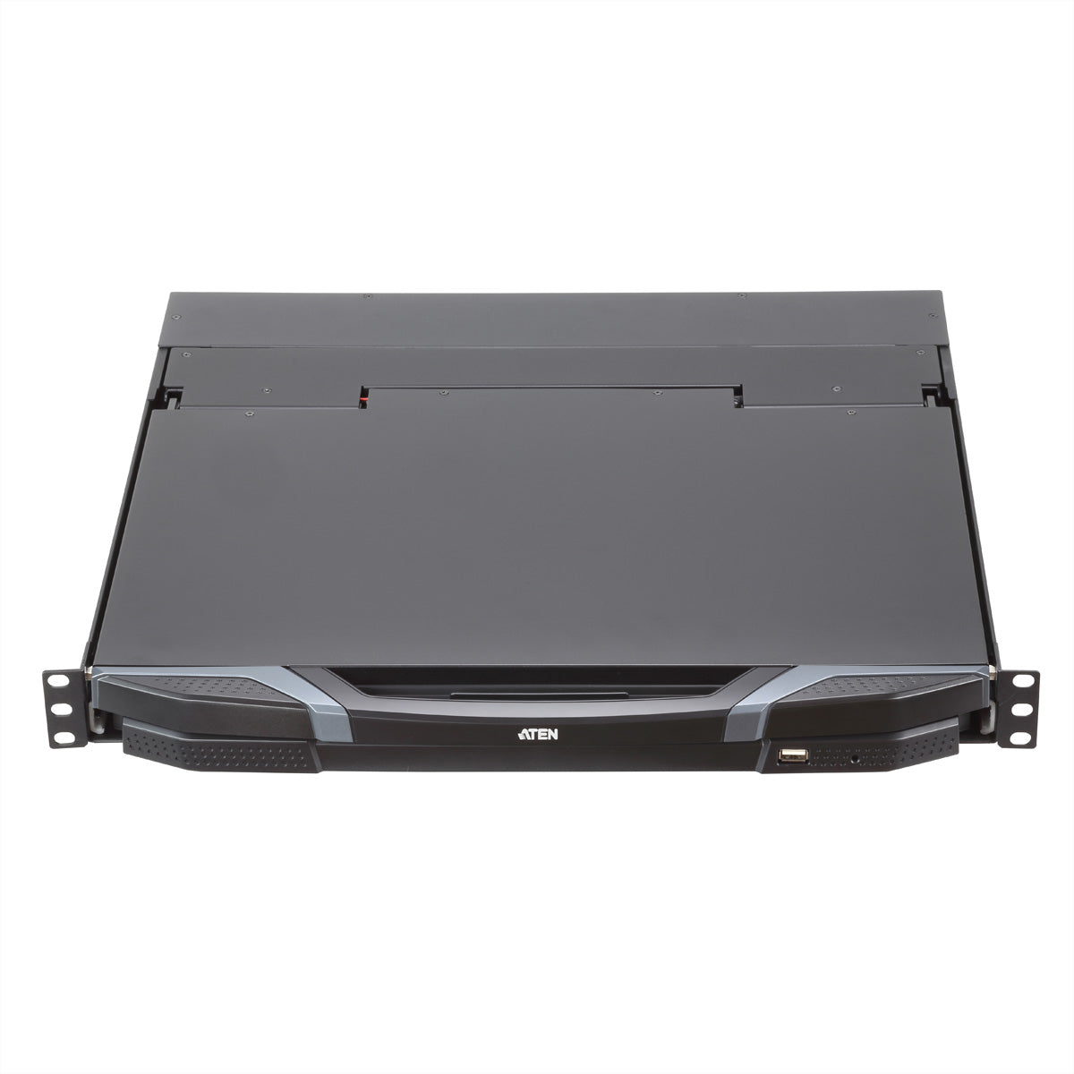ATEN CL3800NW – 18,5" Rack-LCD-Konsole – 1920 × 1080, 5-Port KVM, HDMI/DVI/VGA, USB 2.0, Audio, FR-Layout – 1U