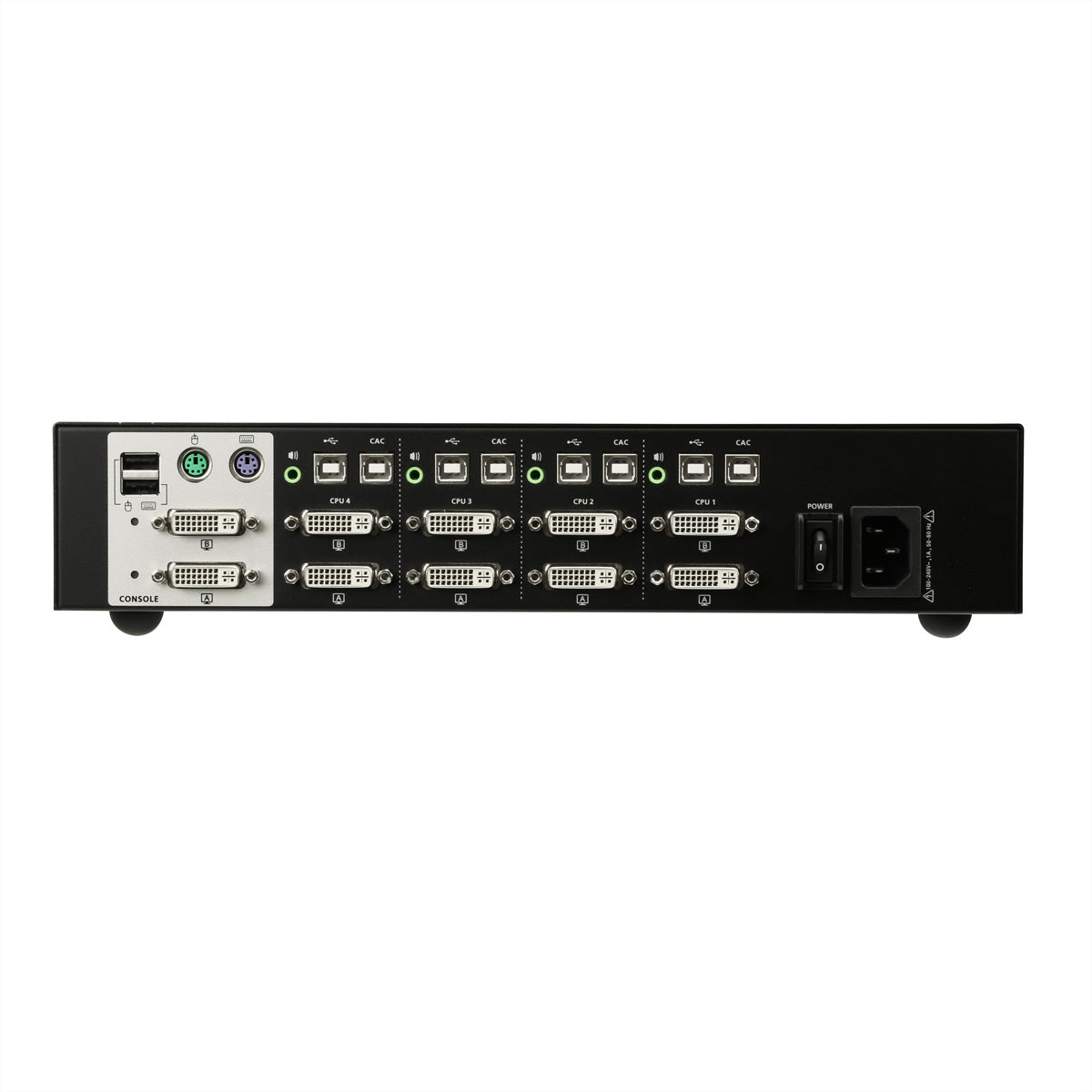 ATEN CS1144D KVM-Switch – DVI-I (4K), 2× USB-A