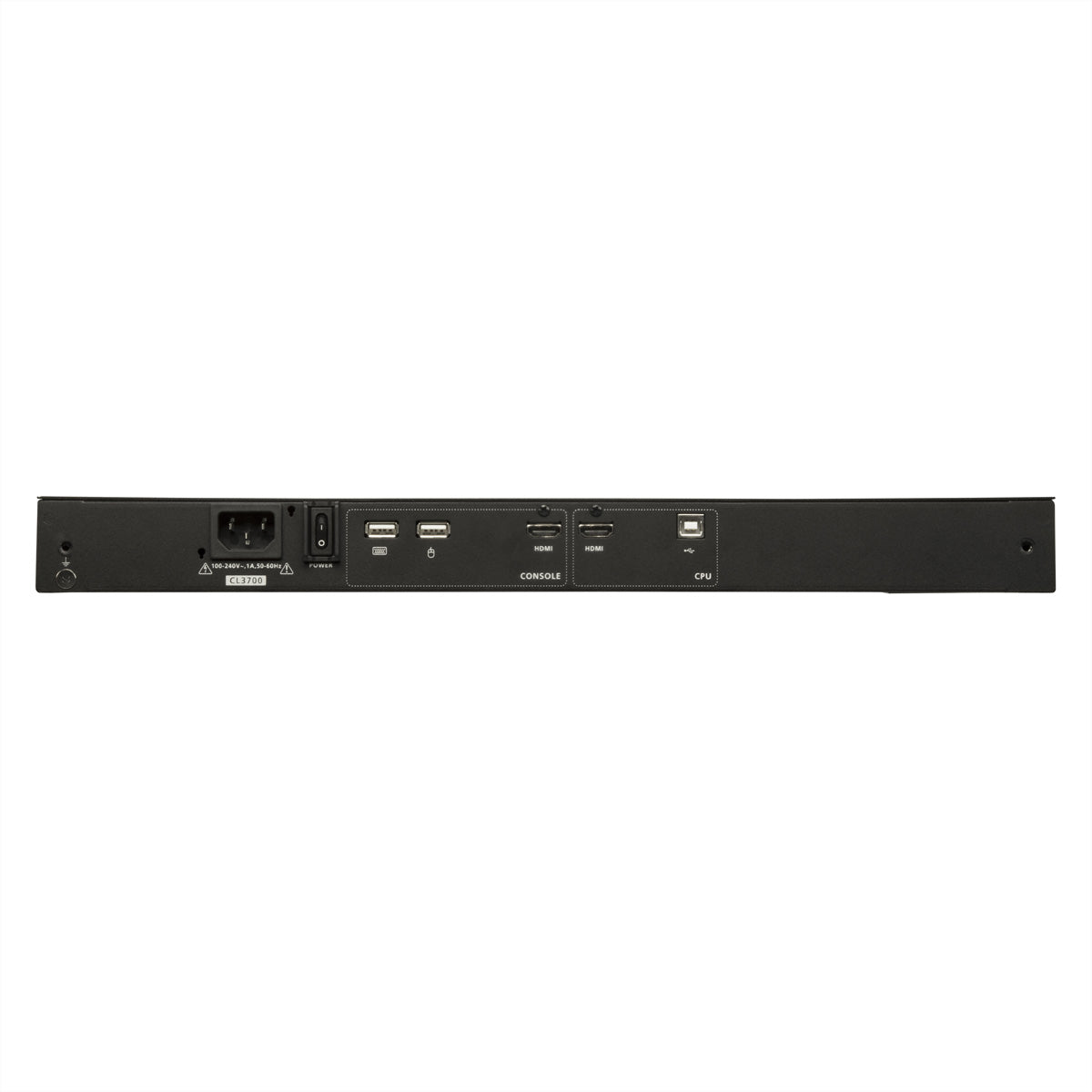ATEN CL3700NW – 18,5" Rack-LCD-Konsole – 1920 × 1080/60 Hz, 1-Port KVM, DE-Layout – 1U
