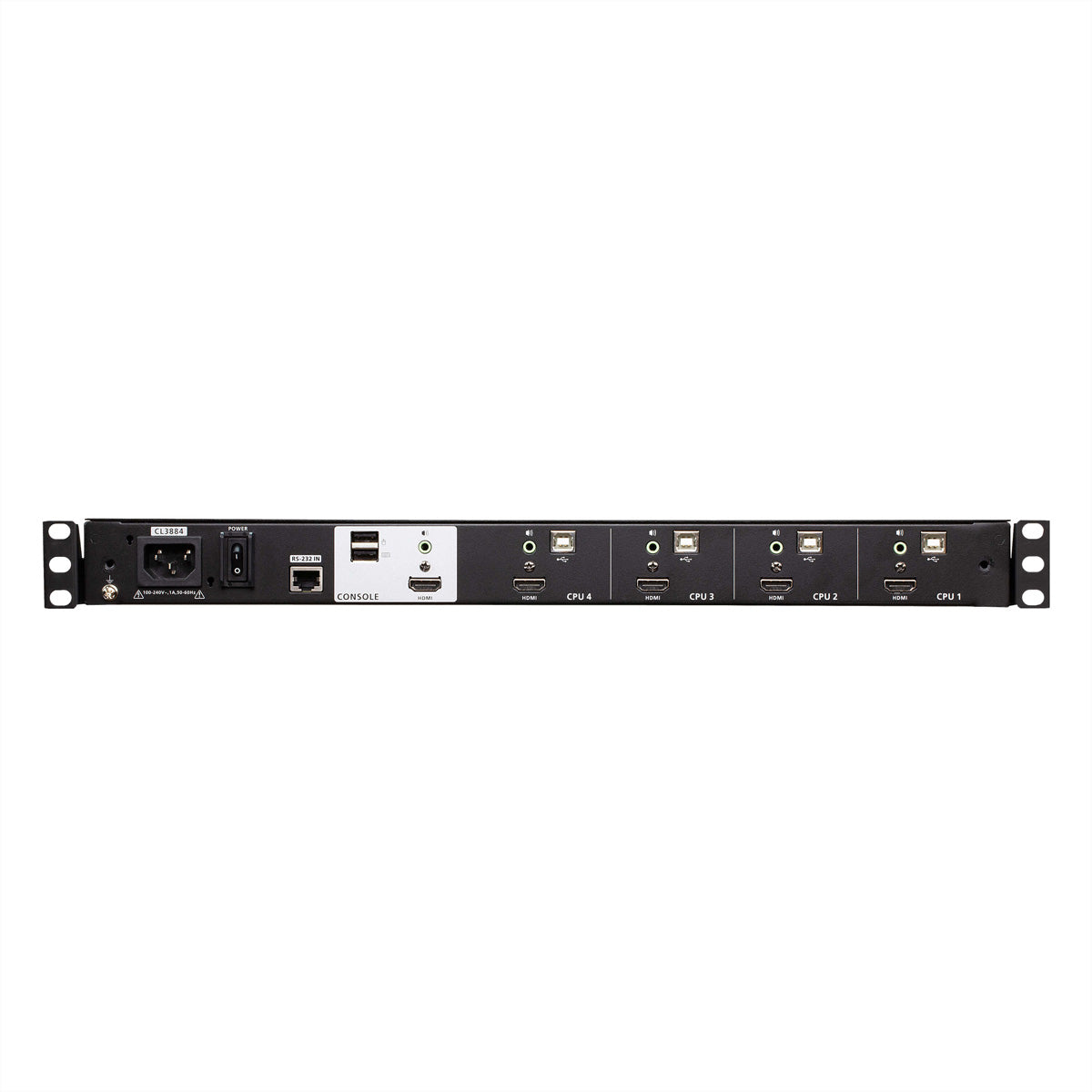 ATEN CL3884NW – KVM-Konsole (1U) – 18,5", 1920 × 1200, HDMI, USB