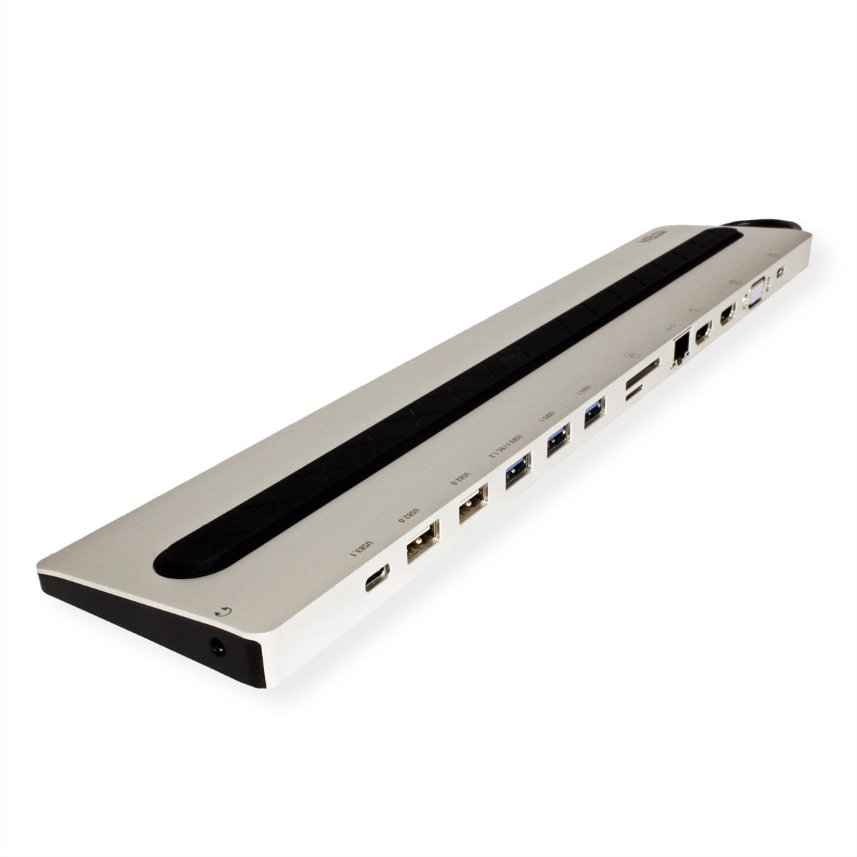 ATEN UH3237 Multiport-Adapter – USB-C, 2× HDMI, 1× VGA, 5× USB-A, 1× USB-C, 85 W PD, GbE, SD/microSD