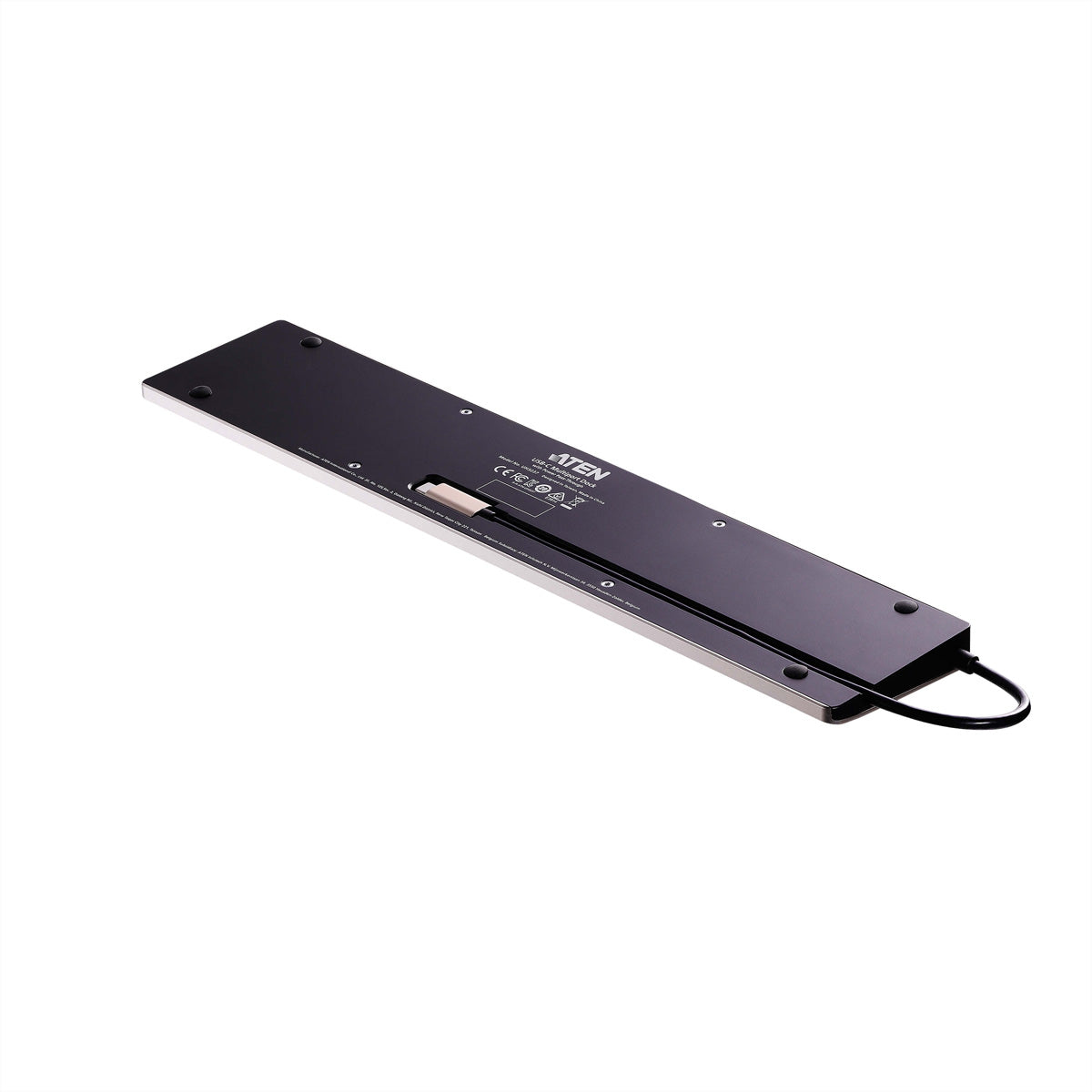 ATEN UH3237 Multiport-Adapter – USB-C, 2× HDMI, 1× VGA, 5× USB-A, 1× USB-C, 85 W PD, GbE, SD/microSD