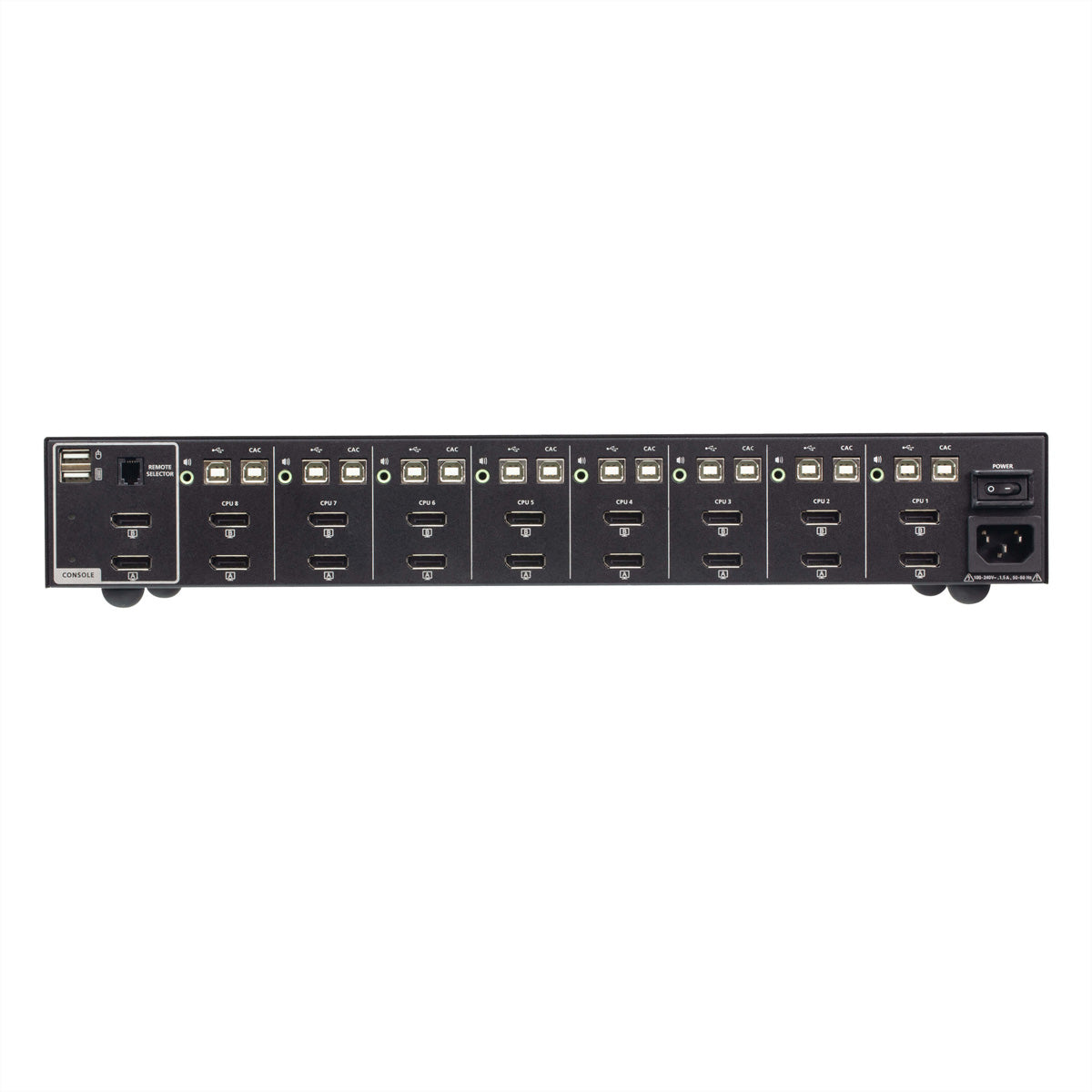 ATEN CS1148DP4 KVM-Switch – 2× DP, 2× USB-A, 3,5 mm Audio