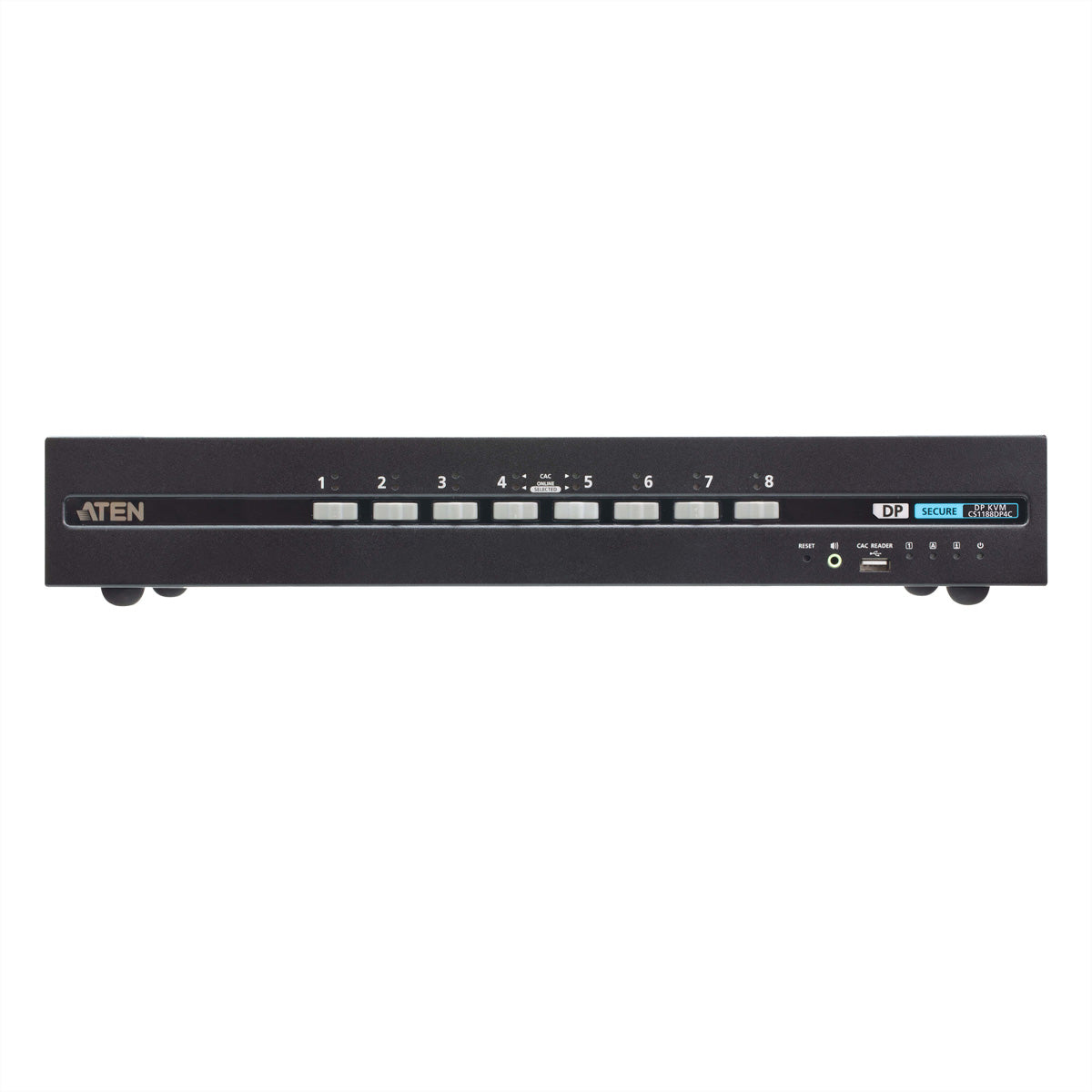 ATEN 8-Port DP KVM-Switch – 4K/30 Hz, USB 2.0-Hub, Audio