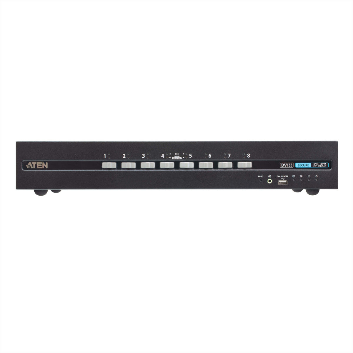 ATEN CS1188D4C – KVM-Switch – 8-Port, DVI – 3840 × 2160 @ 30 Hz, Audio