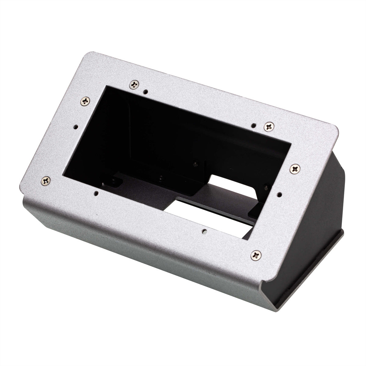 ATEN VK102 – Tischplatten-Bausatz (EU, 2-Port), Tisch-/Wandmontage, für ATEN VK0200/VK112EU/VK320, Silber
