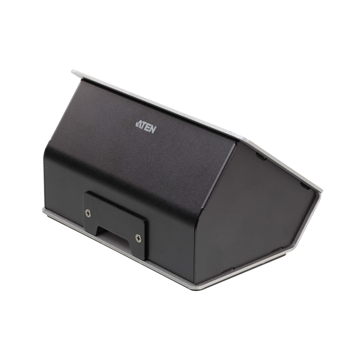 ATEN VK102 – Tischplatten-Bausatz (EU, 2-Port), Tisch-/Wandmontage, für ATEN VK0200/VK112EU/VK320, Silber