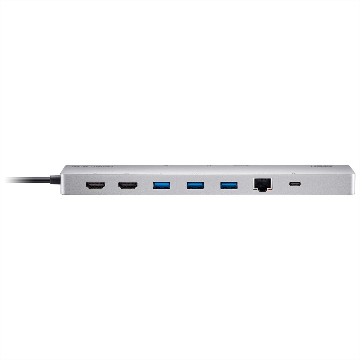 ATEN UH3240 Dockingstation – USB-C, 2× HDMI, 3× USB-A, 100 W PD, GbE, SD/microSD, für Windows/Mac/iPadOS