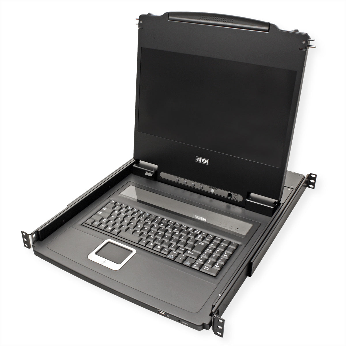 ATEN CL6700MW – KVM Konsole – 19" Rack, 1U, 17,3" Full HD (1920×1080), Schwarz