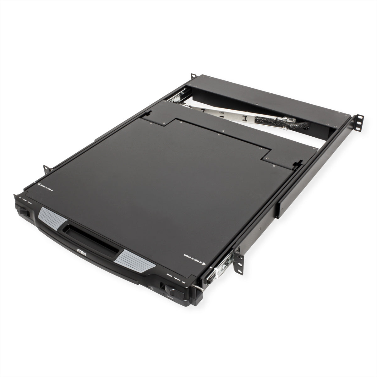 ATEN CL6700MW – KVM Konsole – 19" Rack, 1U, 17,3" Full HD (1920×1080), Schwarz