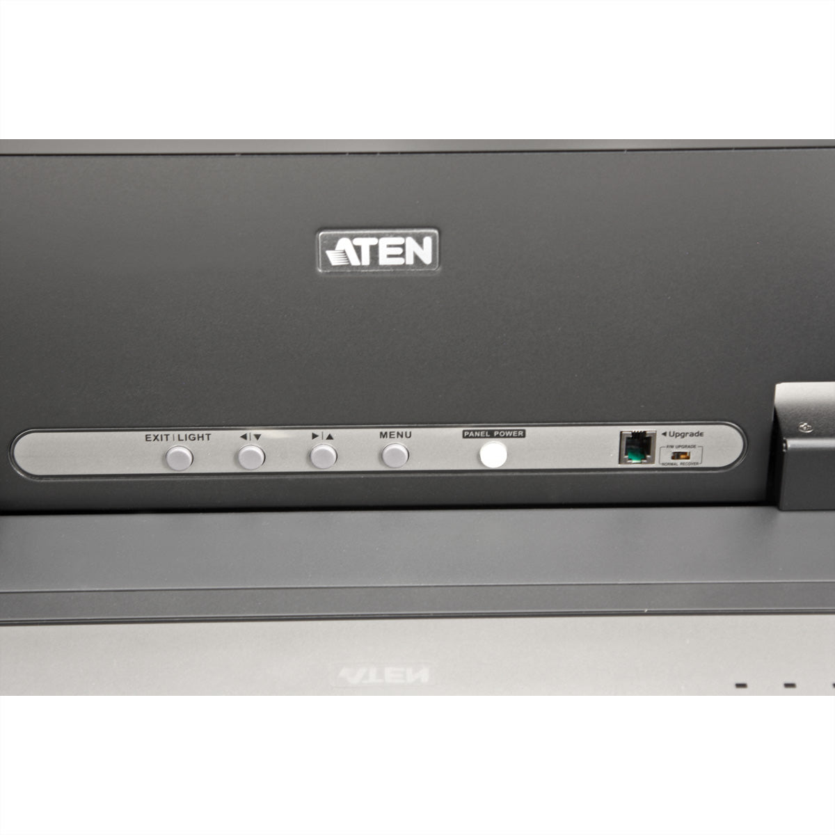 ATEN CL6700MW – 17,3" Rack-LCD-Konsole – 1-Port DVI/HDMI/VGA, 1920 × 1080/60 Hz, USB 2.0, Audio, IT-Layout – 1
