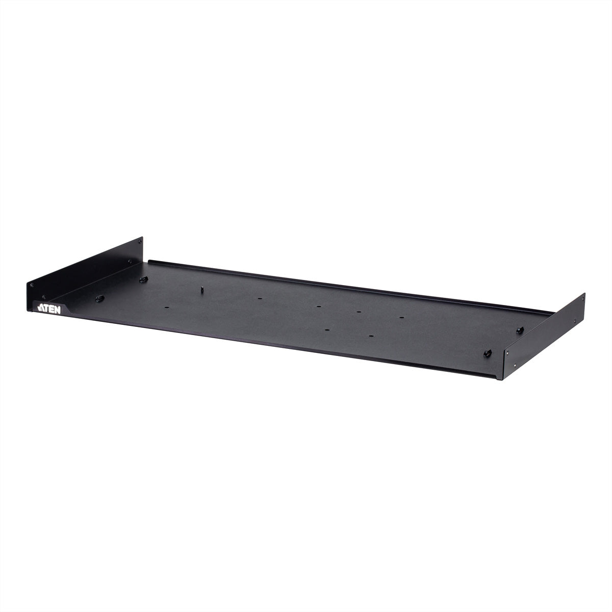 ATEN 2K-0008 – 2-in-1U Montageplatte – Rack 1U, Schwarz, für 2K-0001/2K-0002