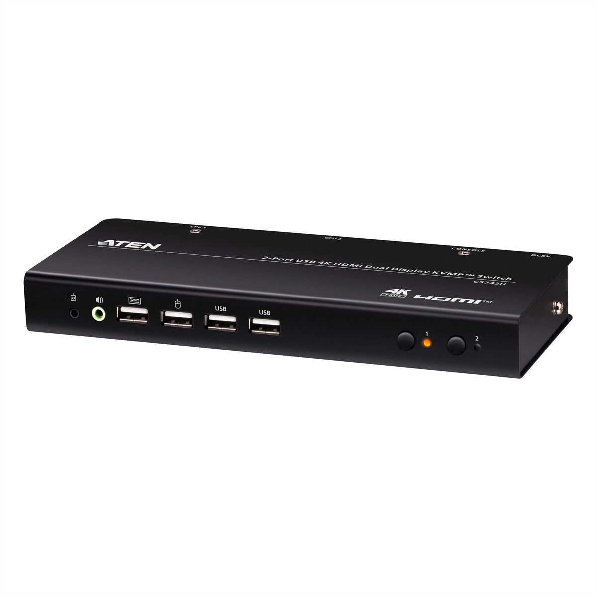 ATEN CS742H Geräte-Dock – USB-A, 2× HDMI, für Windows/Mac/Linux