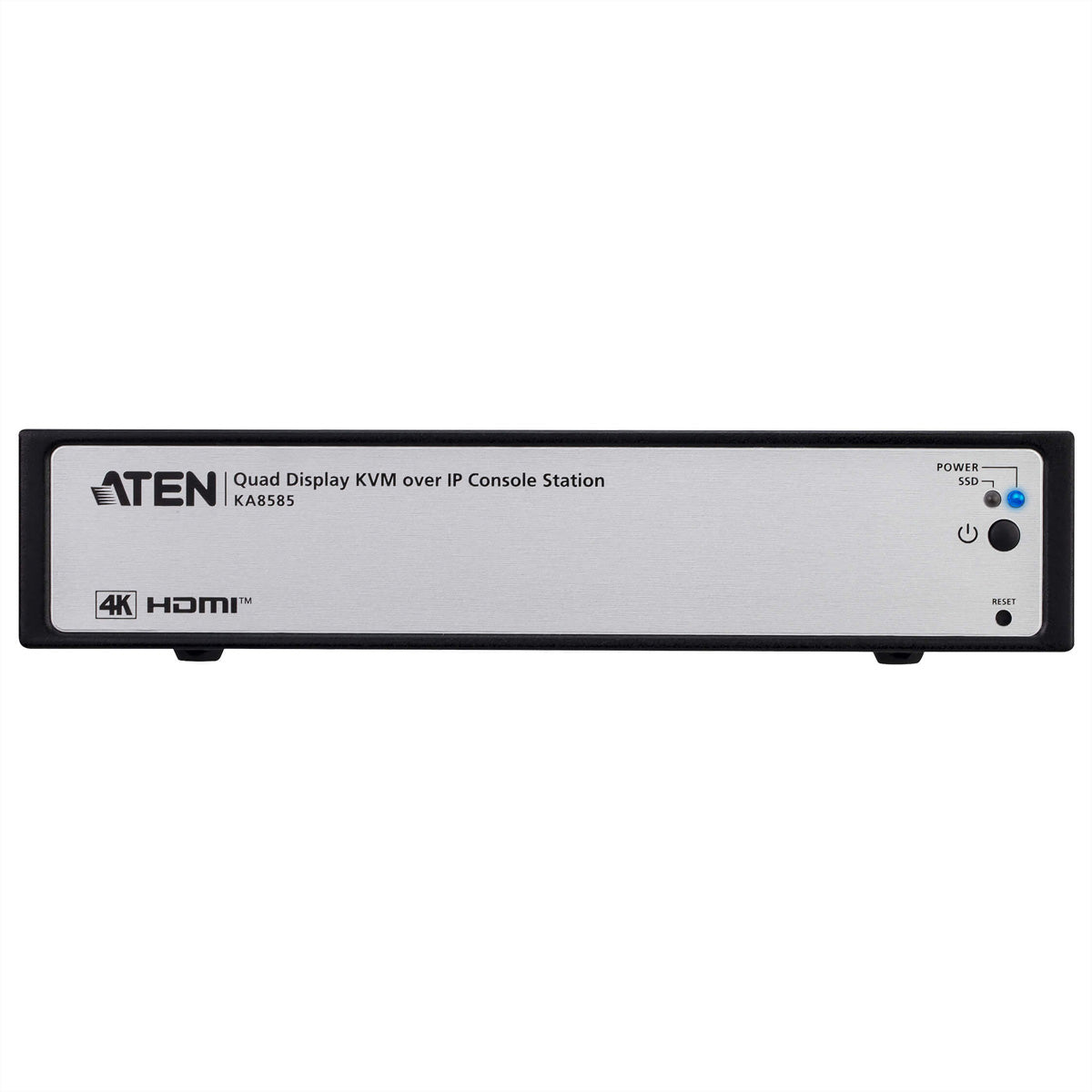 ATEN KA8585 – KVM-over-IP Konsolenstation – Quad-View DP/HDMI, 4K/60 Hz, für ATEN KN-Serie