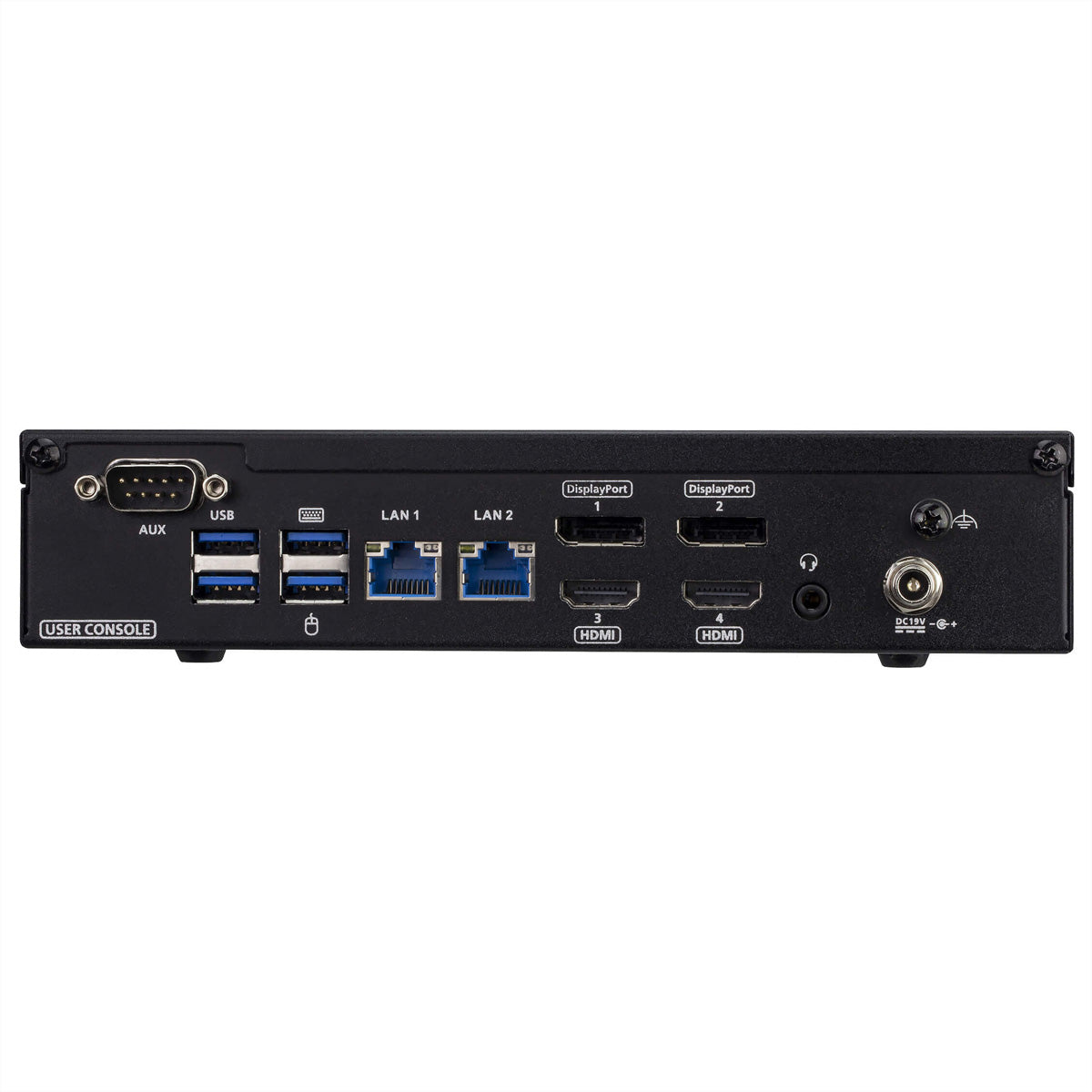 ATEN KA8585 – KVM-over-IP Konsolenstation – Quad-View DP/HDMI, 4K/60 Hz, für ATEN KN-Serie